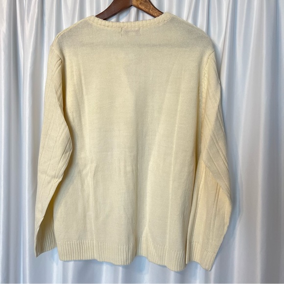 Med TB Vanilla Cardigan Sweater - Picture 4 of 5